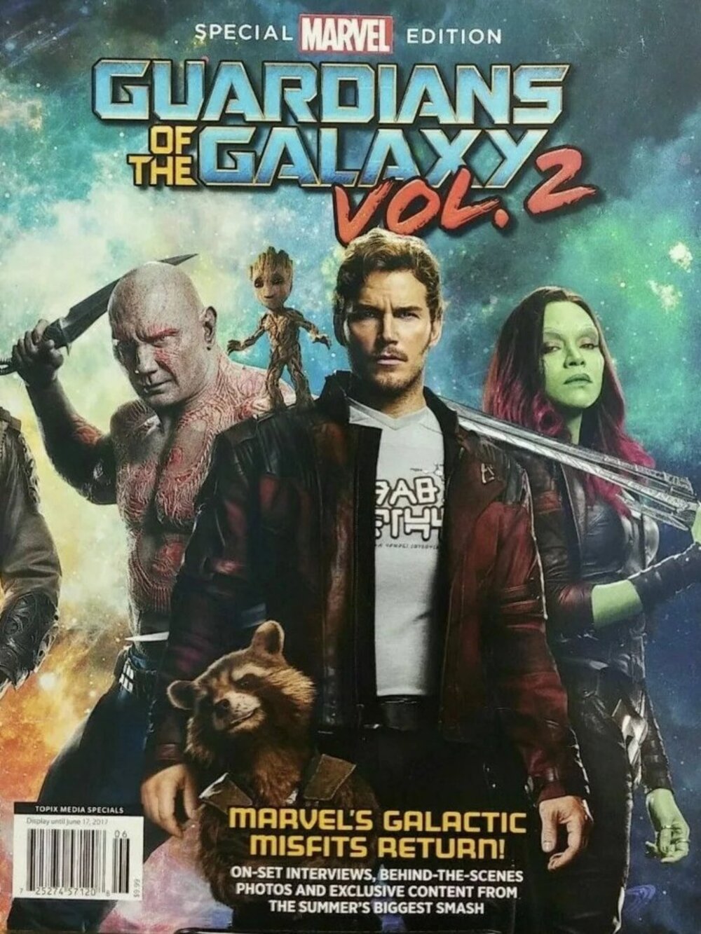 Guardians of the Galaxy Vol 2 Special Marvel Edition Magazine 2017 Brand New